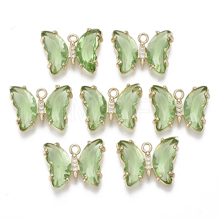 Glass Pendants GLAA-T021-24C-1