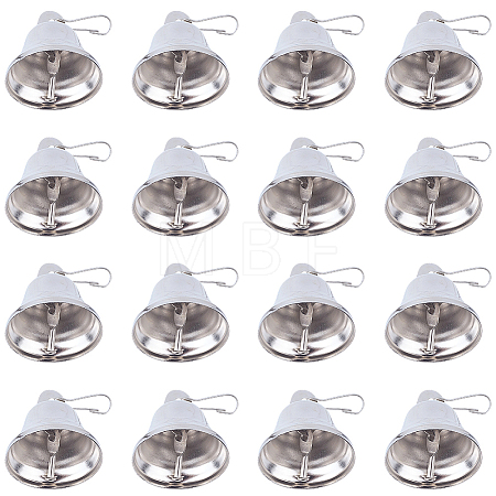 20Pcs Iron Bell Pendant Decoration AJEW-SC0031-29B-1