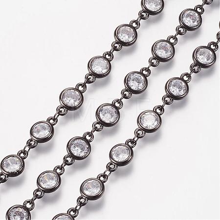 Handmade Glass Beaded Chains AJEW-F026-03B-1