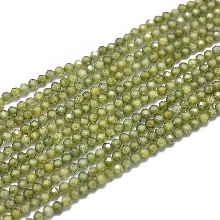 Cubic Zirconia Beads Strands X-G-G792-47-04A-1