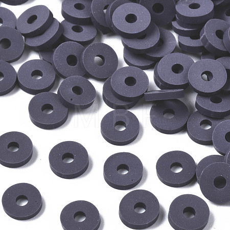 Handmade Polymer Clay Beads X-CLAY-Q251-6.0mm-B04-1