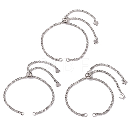 Non-Tarnish 304 Stainless Steel Chain Bracelet Making AJEW-JB01210-02-1
