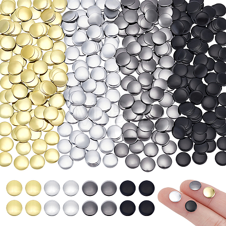 2400Pcs 4 Colors Aluminum Hotfix Iron On Studs DIY-NB0015-89-1