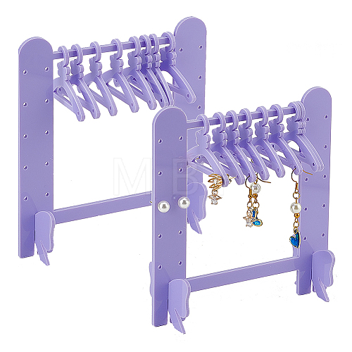 HOBBIESAY 2 Sets Butterfly Acrylic Earring Display Stands EDIS-HY0001-13B-1