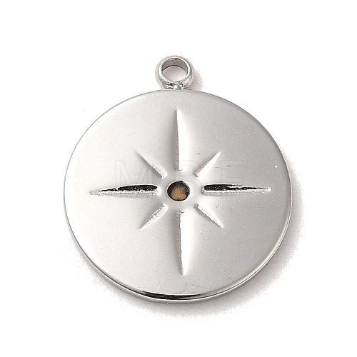 Non-Tarnish 304 Stainless Steel Pendants STAS-L022-051A-P-1