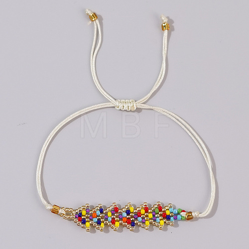 Bohemian Style Handmade Rainbow Arrow Bracelet for Women CK5795-9-1