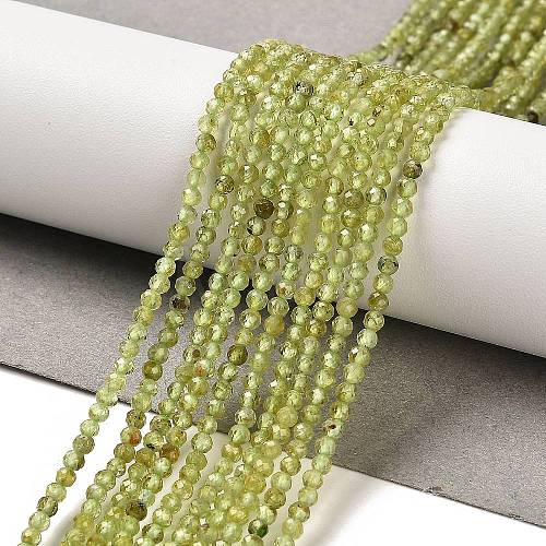 Natural Peridot Beads Strands G-B107-A06-01-1