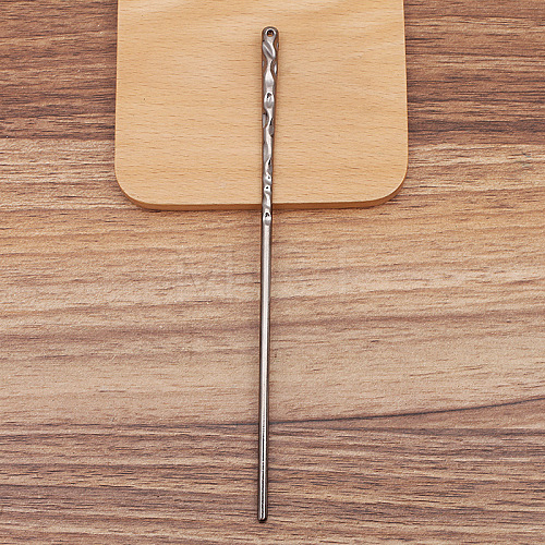 Alloy Hair Stick Findings PW-WG70408-05-1