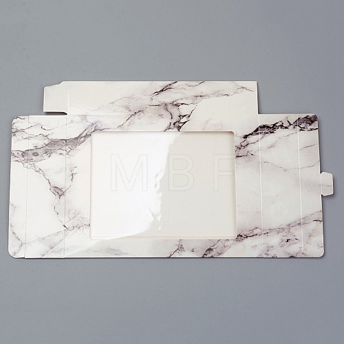Marble Texture Pattern Paper Gift Boxes CON-WH0072-15B-1