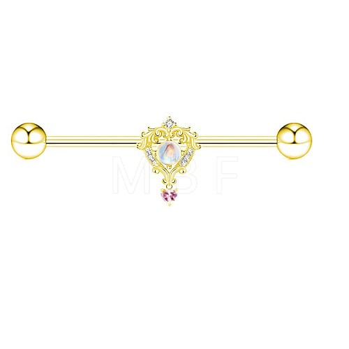 Brass Rhinestone Nipple Rings WG50E44-03-1