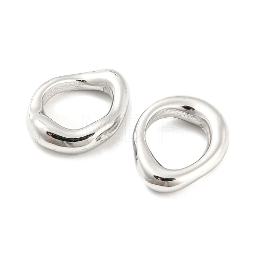 Non-Tarnish 304 Stainless Steel Linking Rings STAS-I202-10P-1