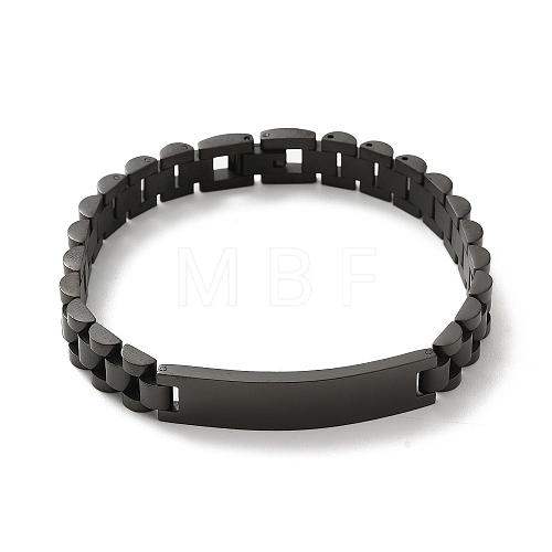 304 Stainless Steel Bracelets BJEW-I129-I-B-1