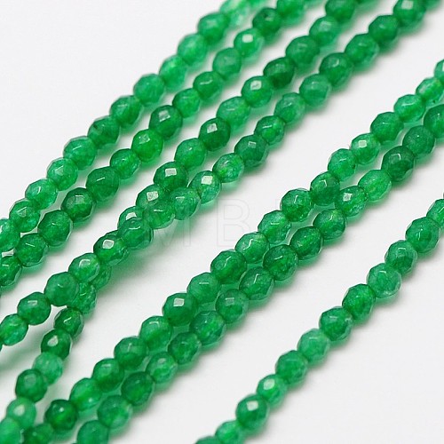 Natural Green Onyx Agate Beads Strands G-A129-3mm-A04-1