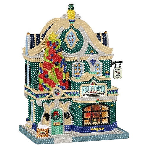 Christmas Theme House DIY Display Decoration Kits PW-WGE4A35-03-1