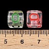Acrylic European Beads MACR-I042-01O-3