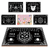 Printed Wood Pendulum Dowsing Divination Board Set DJEW-WH0324-075-4