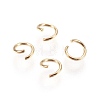 304 Stainless Steel Saw Cut Open Jump Rings STAS-P212-19G-08-1