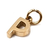 304 Stainless Steel Charms SA-CBABF3F-01G-P-2