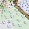 50Pcs Resin Rhinestone Beads RESI-PA0001-45B-4