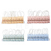 60Pcs 4 Colors Plastic Clothespin KY-TA0001-64-2