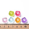 Transparent Acrylic European Beads X-MACR-S373-56B-4