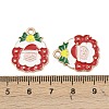 Christmas Alloy Enamel Pendants FIND-I067-02KCG-12-3