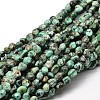 Natural African Turquoise(Jasper) Nuggets Beads Strands G-J335-43-1