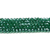 Transparent Electroplate Glass Beads Strands LS-GLAA-F029-2mm-C10-1