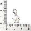 Brass Micro Pave Cubic Zirconia Pendants KK-D378-25S-3