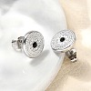 304 Stainless Steel Stud Earrings EJEW-F361-11P-5