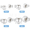   35Pcs 4 Style 925 Sterling Silver Spacer Beads STER-PH0001-71-2