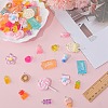 68pcs 17 style Resin Pendants RESI-SC0002-22-3