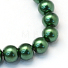 Baking Painted Glass Pearl Round Bead Strands HY-Q003-10mm-75-2