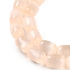 Natural Selenite Beads Strands G-F750-17-4