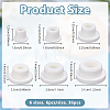 36Pcs 6 Styles Silicone Plugs AJEW-OC0016-24-2