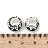 Alloy Rhinestone Clay Pave Beads ALRI-D300-02S-05-3