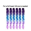 Synthetic Jumbo Ombre Braids Hair Extensions OHAR-G005-01B-3