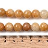 Natural Old Topaz Jade Beads Strands G-F364-06-10mm-5