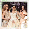 Flower Print Canvas Cloth Wedding Candy Tote Bags ABAG-WH0072-044B-5