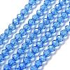 Transparent Glass Beads Strands GLAA-A014-03G-1