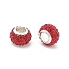 Rondelle Polymer Clay European Beads X1-FIND-U001-01S-1