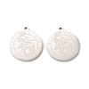 Non-Tarnish 304 Stainless Steel Pendants STAS-A074-03G-P-2