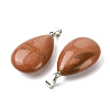 Synthetic Goldstone Pendants GG-K002-09H-2