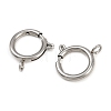 304 Stainless Steel Spring Ring Clasps STAS-B095-05H-P-2