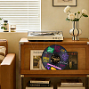 1 Set Plastic Record with Record Rack AJEW-TN0001-05-5
