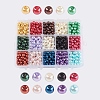 15 Color Glass Pearl Beads HY-X0008-6mm-1