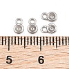 304 Stainless Steel Charm Rhinestone Settings SA-CBAC865-01A-P-3