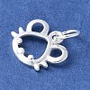 925 Sterling Silver Chinese Zodiac Outline Charms STER-P066-02S-01-2