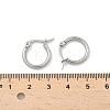 Tarnish Resistant 304 Stainless Steel Hoop Earrings X-EJEW-F105-12P-4
