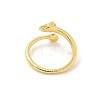 Brass Open Cuff Ring Settings KK-G518-10G-01-3